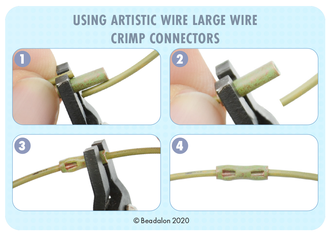 Beadalon - Artistic Wire Large Wire Crimp Connectors